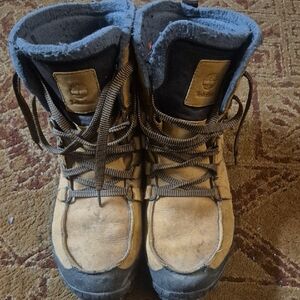 Timberland Tan and Black Men's Boots